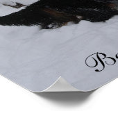 Gordon Setter Poster (Ecke)