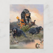 Gordon Setter Postkarte (Vorderseite)