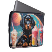 Gordon Setter Puppy N Milkshakes Laptopschutzhülle (Vorne Rechts)