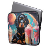Gordon Setter Puppy N Milkshakes Laptopschutzhülle (Vorderseite Links)