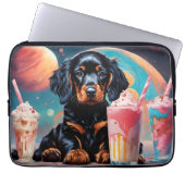 Gordon Setter Puppy N Milkshakes Laptopschutzhülle (Vorderseite)