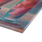 Gordon Setter Puppy N Milkshakes Schneidebrett (Ecke)