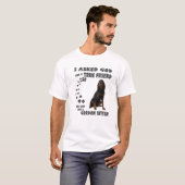 Gordon Setter Quote Mama Englisch Setter Vater, Ir T-Shirt (Vorne ganz)