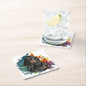 Gordon Setter Rechteckiger Pappuntersetzer (Vor Ort)