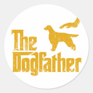 Gordon Setter Runder Aufkleber