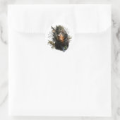 Gordon Setter Runder Aufkleber (Tasche)