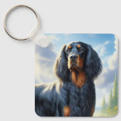 Gordon Setter Schlüsselanhänger (Vorderseite)