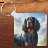 Gordon Setter Schlüsselanhänger (Vorderseite)