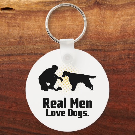 Gordon Setter Schlüsselanhänger (Vorderseite)