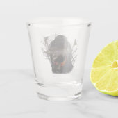 Gordon Setter Schnapsglas (Rückseite)