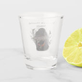 Gordon Setter Schnapsglas (Rückseite)