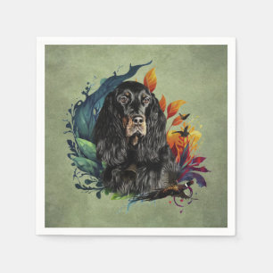 Gordon Setter Serviette