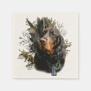 Gordon Setter Serviette