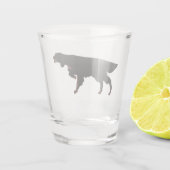 Gordon Setter Shot Glass Schnapsglas (Rückseite)