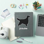 Gordon Setter Silhouette Hunde Rasse Vinyl Sticker (iPad Hülle)