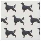 Gordon Setter Silhouette Tiled Fabric Basic