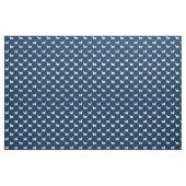 Gordon Setter Silhouetten Muster Blau und Weiß Stoff (Yard (91,4 cm))