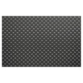 Gordon Setter Silhouetten Muster Schwarz und Grau Stoff (Yard (91,4 cm))