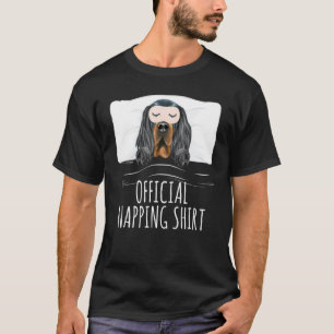 Gordon Setter Sleep Mask Offiziell Napping T-Shirt