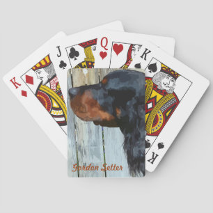 Gordon Setter Spielkarten