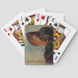 Gordon Setter Spielkarten