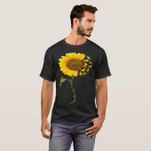 Gordon Setter Sunflower T-Shirt (Vorne ganz)