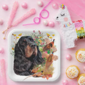 Gordon Setter Tapestry Poster Acryltripty Pappteller (Party)