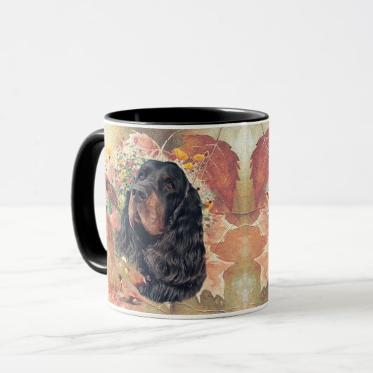 Gordon Setter Tasse (Vorderseite Links)