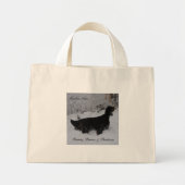 Gordon Setter Tote Bag Mini Stoffbeutel (Vorne)