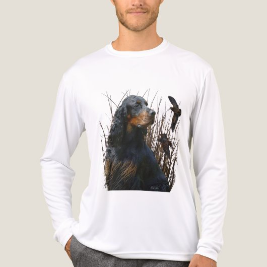 Gordon Setter Tri-Blend Shirt (Vorderseite)