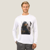 Gordon Setter Tri-Blend Shirt (Vorderseite komplett)