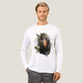 Gordon Setter Tri-Blend Shirt (Vorderseite komplett)