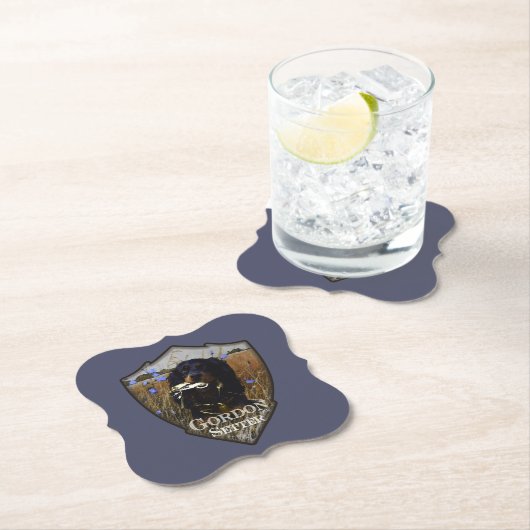 Gordon Setter Untersetzer (Vor Ort)