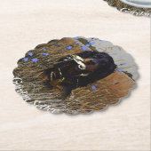 Gordon Setter Untersetzer (angewinkelt)