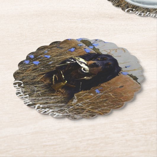 Gordon Setter Untersetzer (angewinkelt)