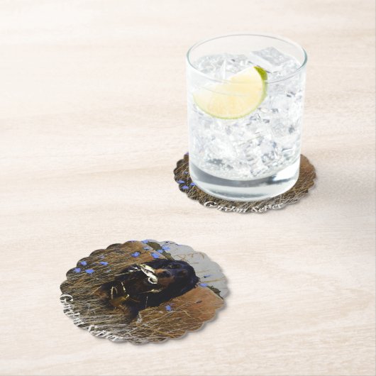 Gordon Setter Untersetzer (Vor Ort)