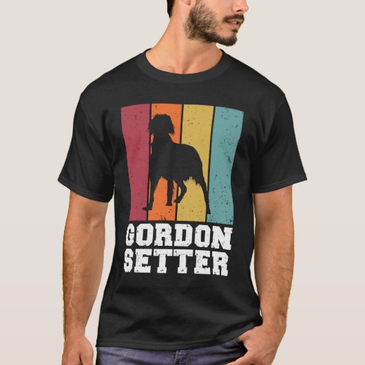 Gordon Setter Vintage 1 T-Shirt (Vorderseite)