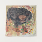 Gordon Setter Wandteppich (Vorderseite (Horizontal))