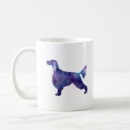 Gordon Setter Watercolor Kaffeetasse (Links)
