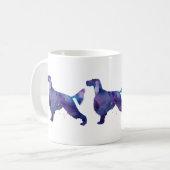 Gordon Setter Watercolor Kaffeetasse (Vorderseite Links)