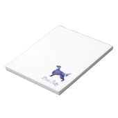 Gordon Setter Watercolor Notizblock (Rotiert)