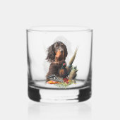 Gordon Setter Whiskyglas (Vorderseite)