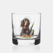 Gordon Setter Whiskyglas (Rückseite)