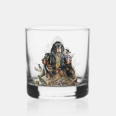 Gordon Setter  Whiskyglas (Vorderseite)