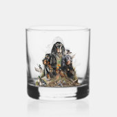 Gordon Setter  Whiskyglas (Rückseite)