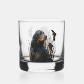 Gordon Setter Whiskyglas (Rückseite)