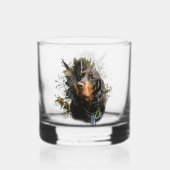 Gordon Setter Whiskyglas (Rückseite)