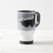 Gordon Setter White Travel Mug Reisebecher (VorderseiteRechts)