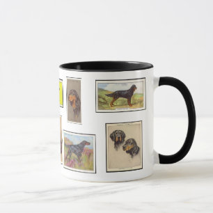 Gordon Setter Zigarettenkarten Keramik Tasse