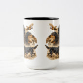 Gordon Setter Zweifarbige Tasse (Mittel)